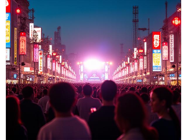 活気ある大規模イベントのドキュメンタリー写真